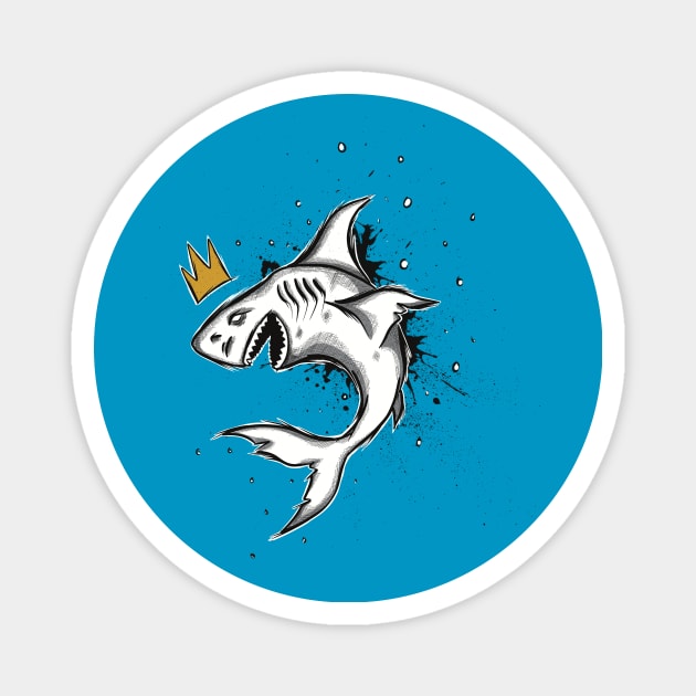 Shark king Magnet by br.dsgn